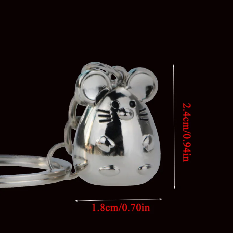 Новинка 2020 брелок для ключей в виде массивной крысы мыши модный животного