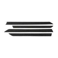 4pcs cool black car door panel strip stickers fit for honda ten generation civic 2016 2019 car accessories supplies goods