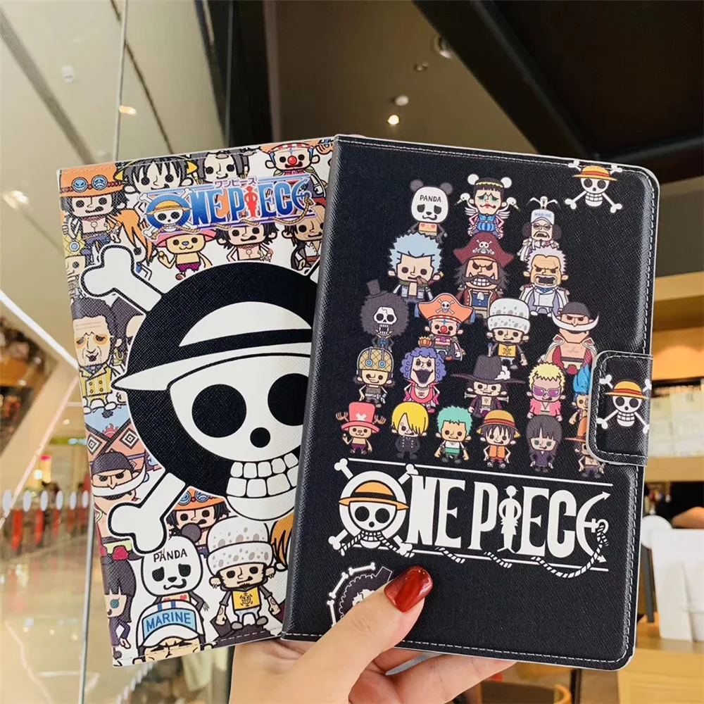 Аниме One Piece iPad чехол для 2 3 4 Mini детей 1 5 Air 10 Pro 9 7 2017 2018 кожаный книжка с Tablet PC