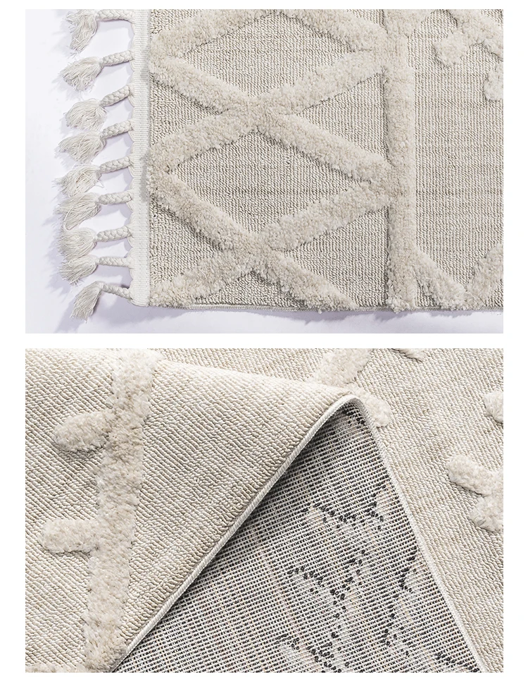 Скандинавские марокканские коврики для гостиной домашний мягкий ковер спальни