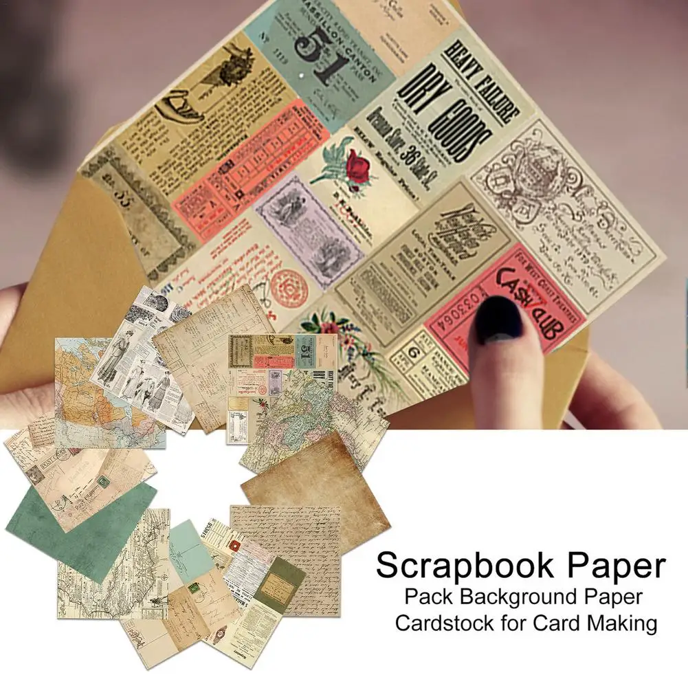 24 листа/партия бумага для скрапбукинга 6x6 дюймов | Дом и сад