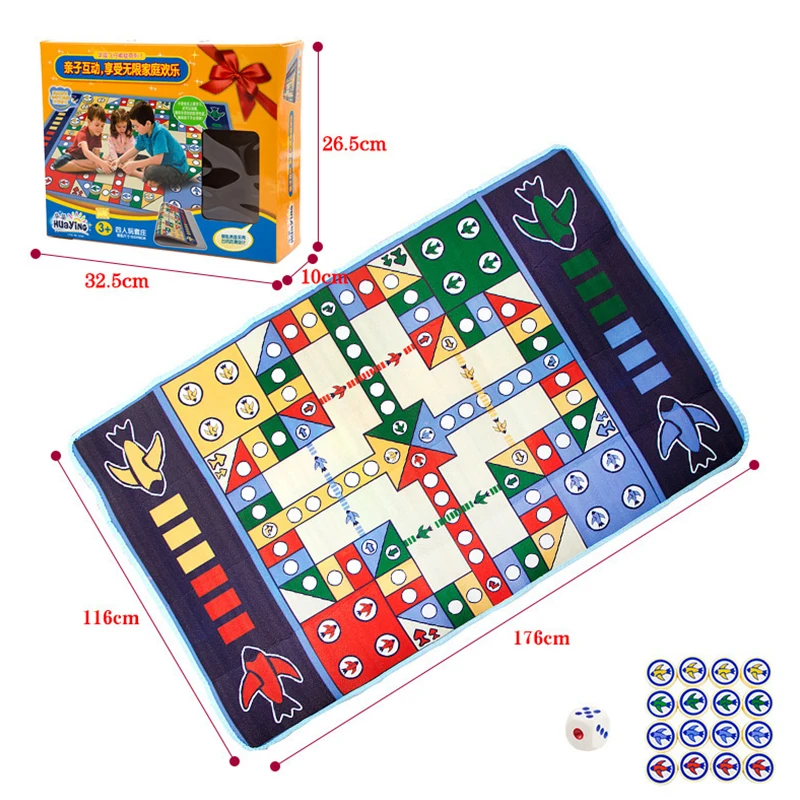 Детский игровой коврик складной водонепроницаемый для ползания 116 см * 176