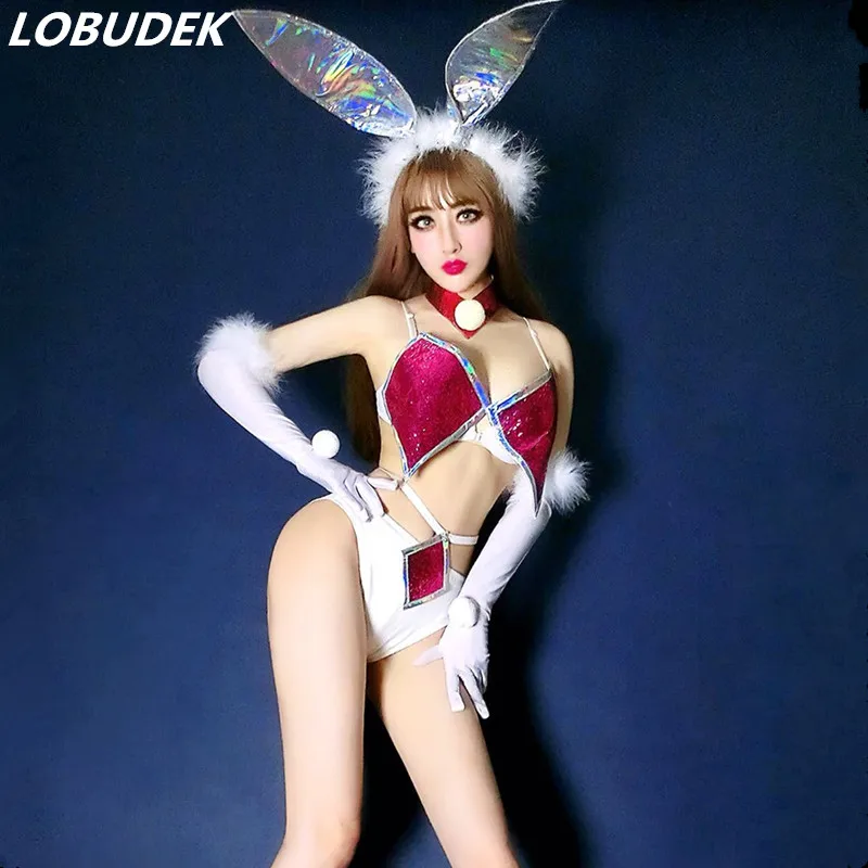 

Танцевальный Костюм для бара, клуба, вечевечерние, эротический танцевальный костюм для диджея, женщины, певица, танцевальная одежда, костюм ...