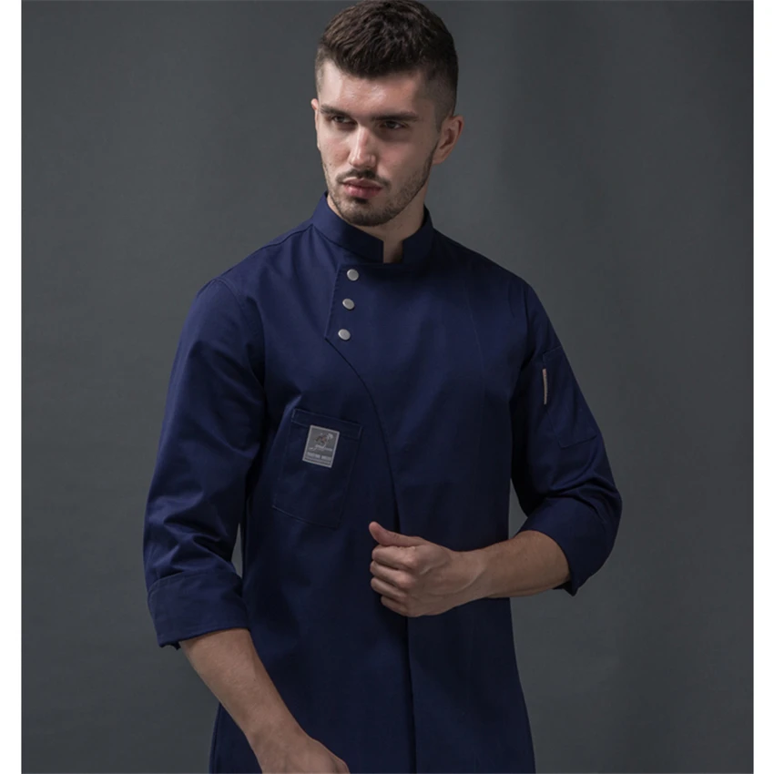 Униформа шеф повара с коротким рукавом для ресторана Мужская Рабочая одежда