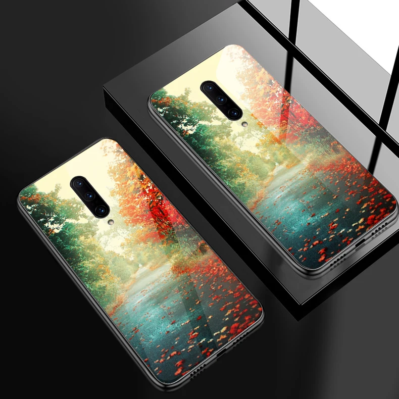 H111 Чехол из закаленного стекла для Samsung Galaxy S8 S9 S10 Plus, чехол для телефона OnePlus 3 3T 5 5T 6 6T 7 7 Pro, ударопрочный жесткий чехол из ТПУ - Цвет: H111
