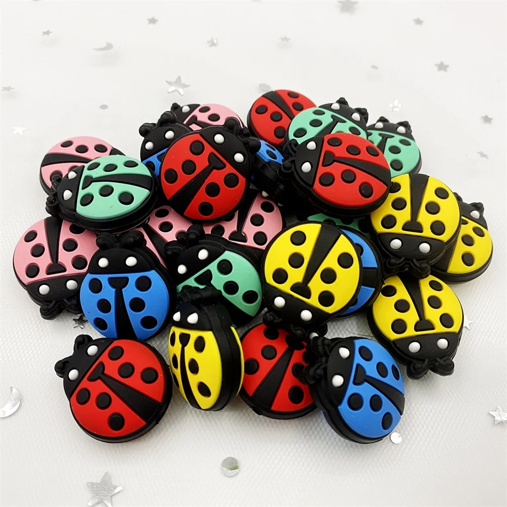 10 шт. Жук бусины Детские Силиконовые Грызуны Прорезыватель для зубов Жевательные