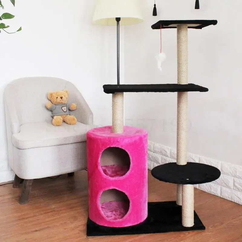 Всесезонная рама для кошек двойное гнездо веселая Когтеточка прыгающая