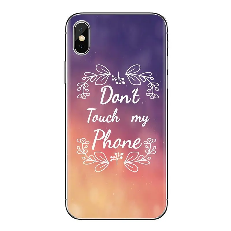 Don't touch my phone Soft Transparent Shell Covers For Xiaomi Mi4 Mi5 Mi5S Mi6 Mi A1 A2 5X 6X 8 9 Lite SE Pro Max Mix 2 3 2S |