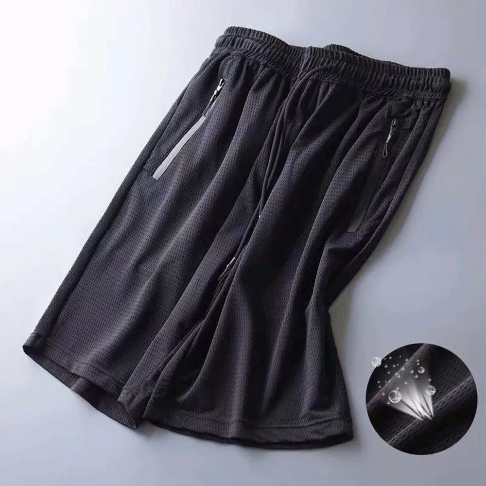 2021 Summer Running Quick Dry Shorts Mens Gym Fitness Sports Jogging Training Short Pants Male Multi-pocket Beach Sweatpants New