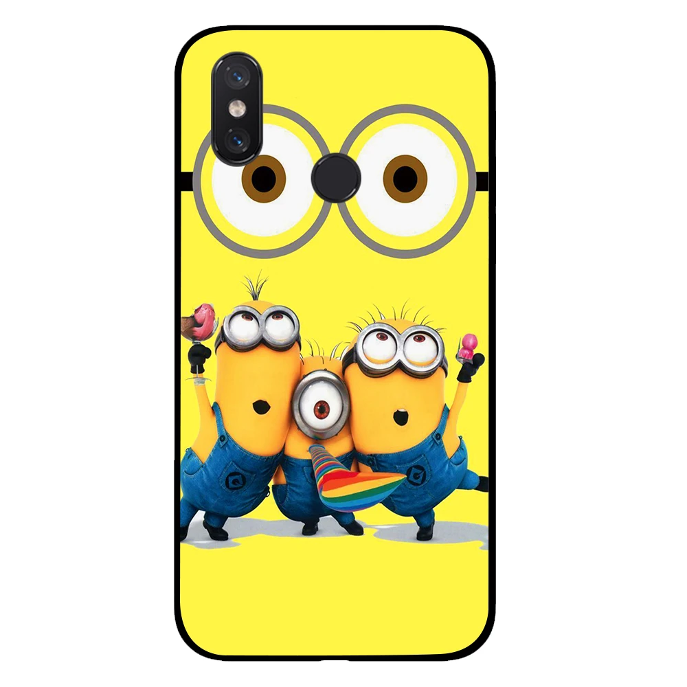 6 Забавные 3D чехлы для телефонов с рисунком миньонов из ТПУ для Xiaomi Redmi GO 4 5 6 7 Pro 4A 4X 5A 5Plus 6A задняя крышка - Цвет: 6