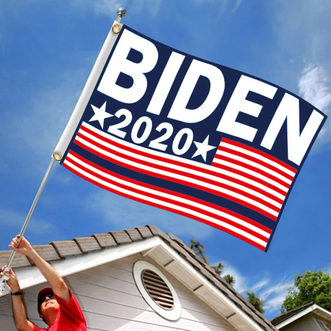 2020 год Байден Садовый флаг американский президент для выборов рекламный баннер