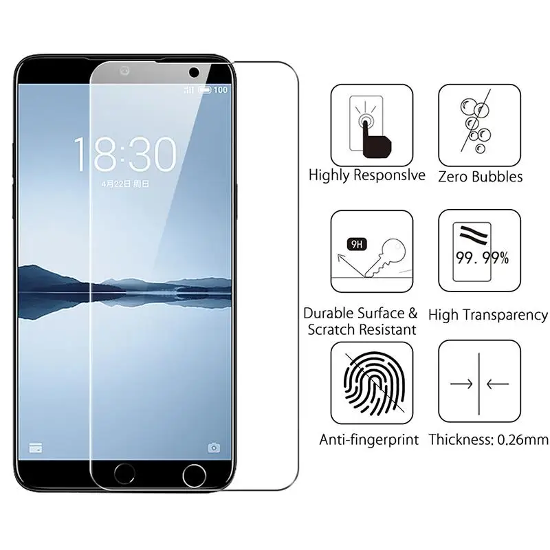 Закаленное стекло для Meizu 16Xs 16s Note 8 9 15 Plus Lite 16 16th C9 pro M6T M8c 9H, Защитная пленка для телефона