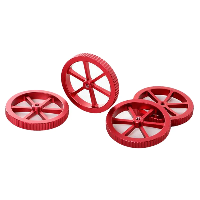 Аксессуары для 3D-принтера металлический красный ручной винт Выравнивающая гайка