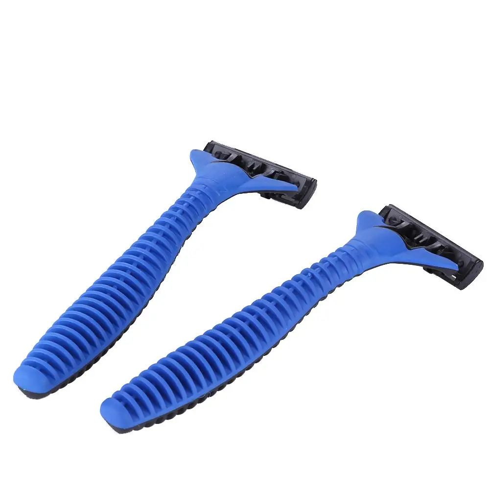 Пластиковая бритвенная ручка с 3 лезвиями стальные лезвия стальная полоса для