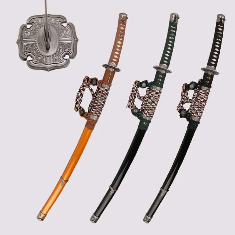 Японский самурайский стиль катана лезвие из настоящей углеродистой стали три