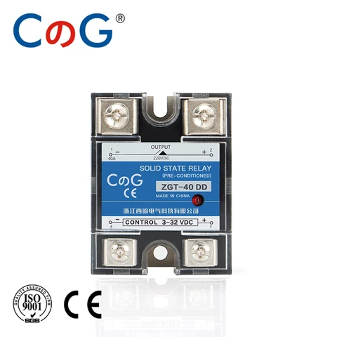 CG SSR-10DD 25DD 40DD 200A 600A SSR SSR Control DC DC DC DC HAD 3-32VDC la 220VDC 600V 10A 25A 40A DD Releu de stare solidă