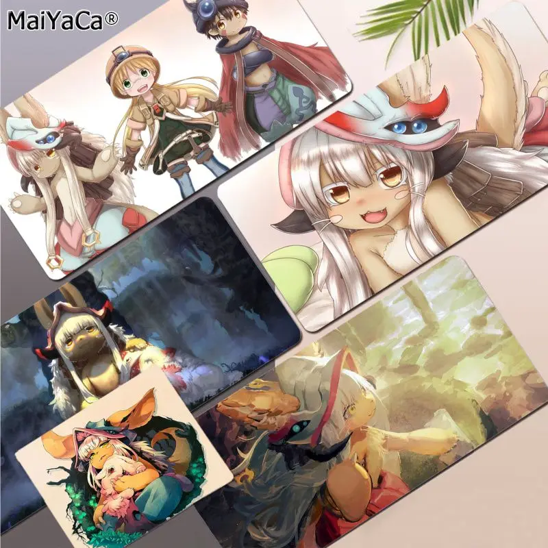 

Nanachi Kids Anime Cute Mouse Pad Super Creative INS Tide Large Game Size for large Edge Locking Speed Version Game Keyboard Pad