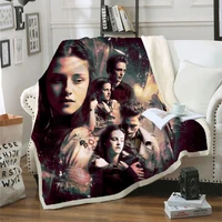 movie twilight 3d print harajuku fashion casual funny thick quilt child bed blanket bedspread chair home plush soft quilts