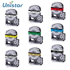 Стандартная черно-белая лента для печати этикеток, 1 шт., 12 мм, 12 кВт