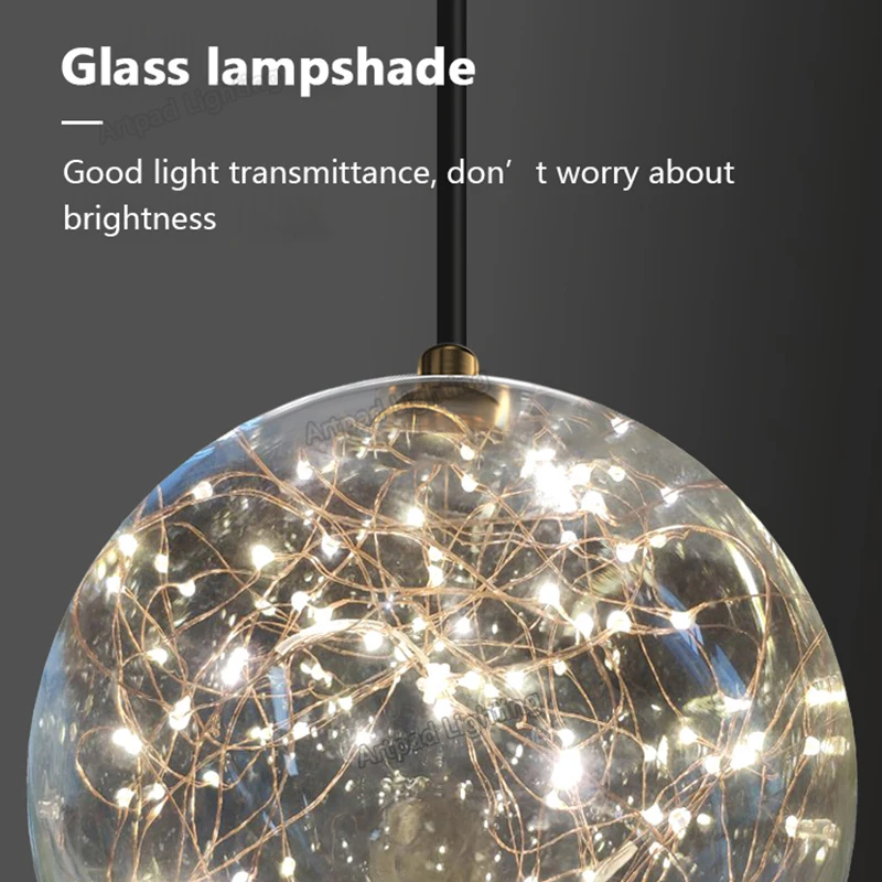 Романтический подвесной потолочный светильник из Гипсофилы стеклянная люстра