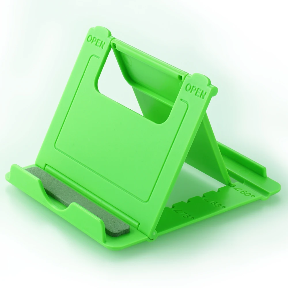 Green Arosekey Складная подставка для планшета Поддержка ipad держатель mini 4 3 2 крепление для планшета для телефона Регулируемый - Цвет: Green
