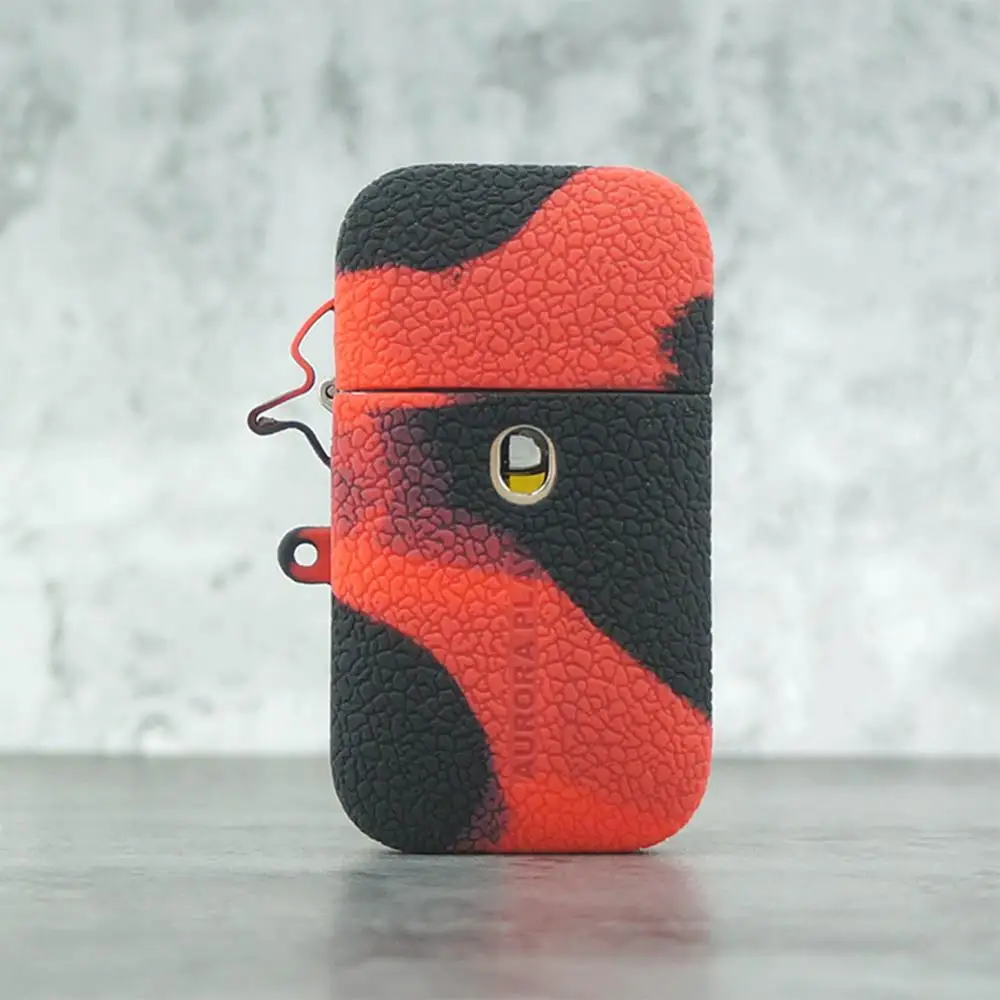 Black Red Чехол с текстурой для Vaporesso Aurora Play pod, силиконовый чехол-накладка, гелевый Чехол для Vape Play Aurora pod Modshield - Цвет: Black Red
