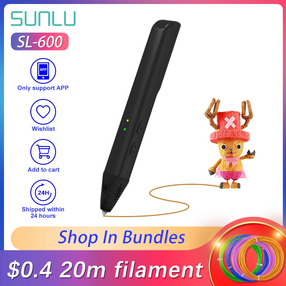 3D Ручка SL-600 3d Usb зарядное устройство stylo карандаш PLA PCL нить для детского