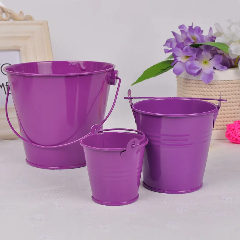 Металлическое мини-ведро жестяная подарочная коробка для конфет ведра сувениры