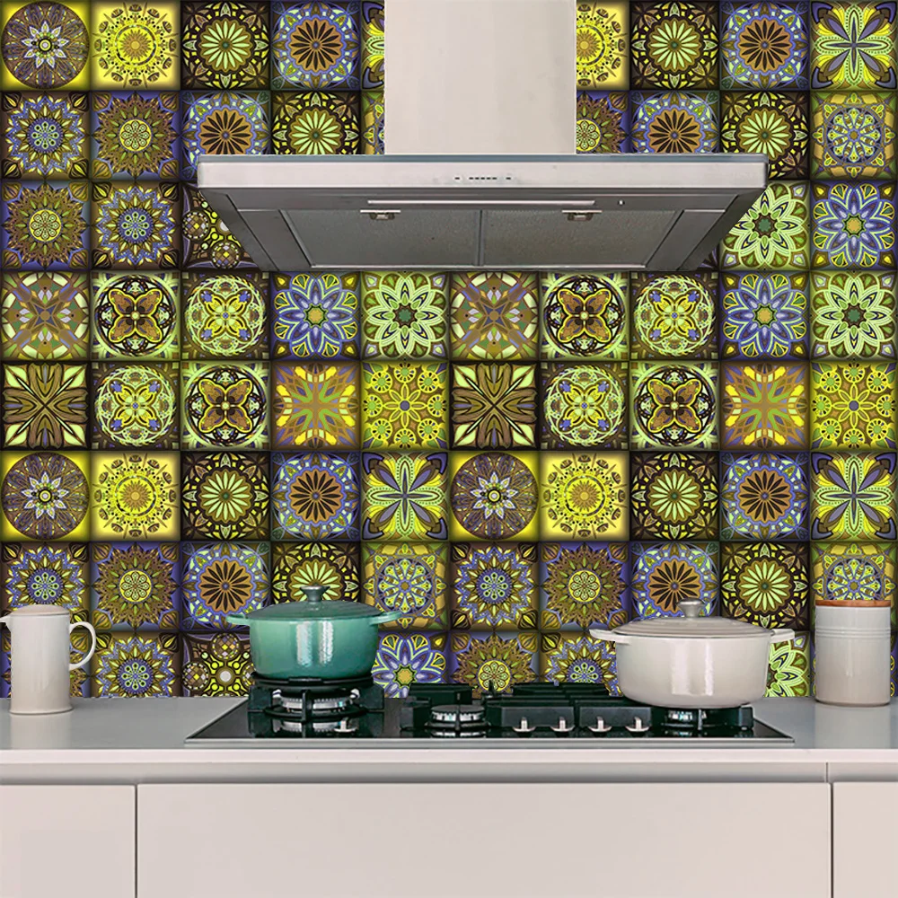 Съемный Виниловый настенный постер для кухни ванной лестницы