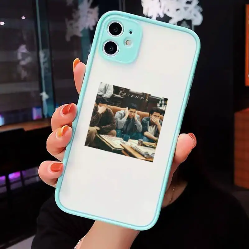 

American friends tv show Phone Case matte transparent For iphone 7 8 11 12 plus mini x xs xr pro max cover