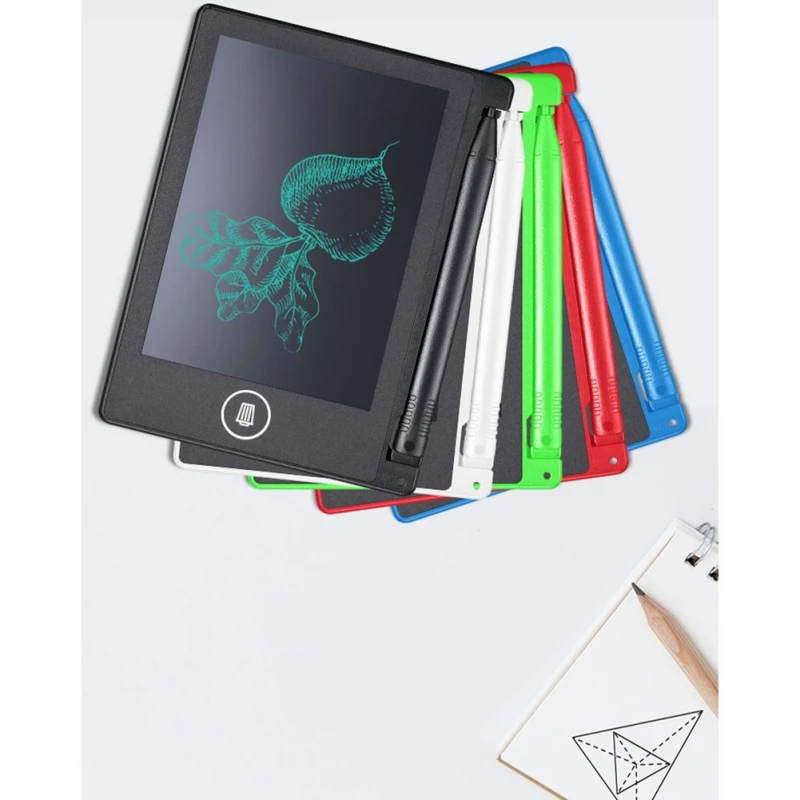 4.4 Inch Flexible Tablet Electronic LCD Children's Graffiti Drawing ABS Board Student Draft Notebook | Канцтовары для офиса и