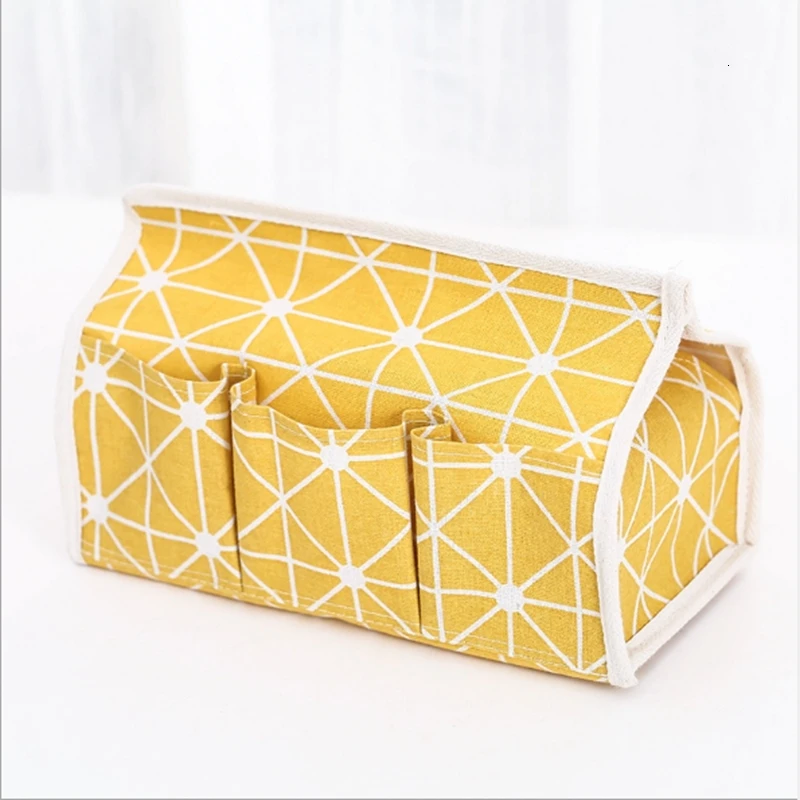 Из хлопка и льна Бумага Полотенца сумка коробка сад ветер мульти-функциональный