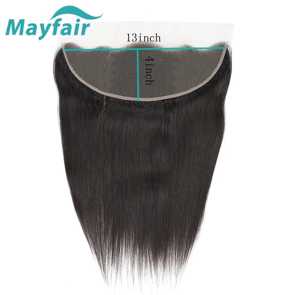 Mayfair волосы бразильские прямые человеческие кружева фронтальное Закрытие 13x4