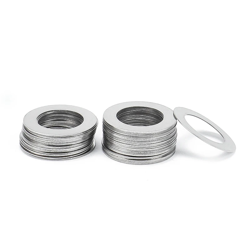 

304 Stainless Steel Ultra Thin Metal Gasket 0.1/0.2/0.3/0.5mm Thick Clearance Flat Washer Wire