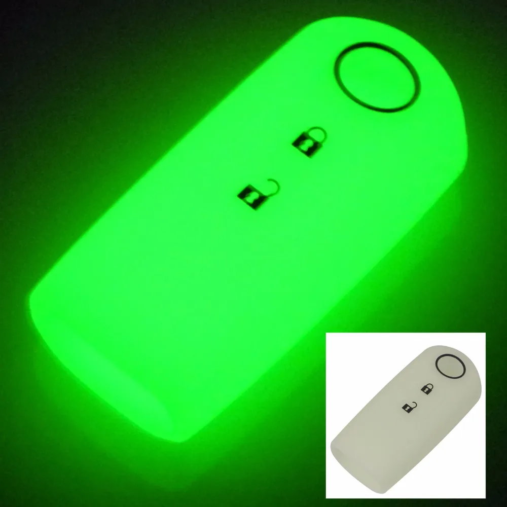 

jingyuqin 2 Butoons Smart Key Silicone Cover Case Fob For Mazda 2 / 3/ 5/ 6 CX-3 CX-4 CX-5 CX-7 CX-9 Atenza Axela MX5