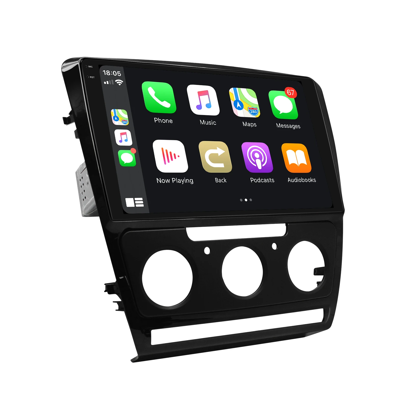 저렴한 10.1 인치 라디오 1 딘 안드로이드 10 차량용 멀티미디어 플레이어 무선 카플레이, 2009-2013 스코다 옥타비아 차량용 음악 시스템, 블루투스 포함