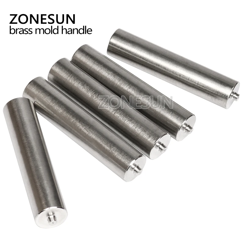 ZONESUN молотковая ручка из нержавеющей стали для кожевенного тиснения (Холодный