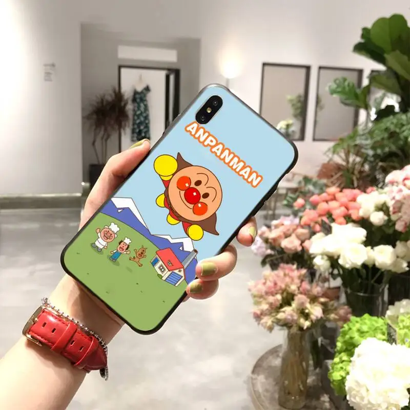 Мягкий чехол PENGHUWAN Anpanman для iPhone 11 pro XS MAX 8 7 6 6S Plus X 5S SE XR|Бамперы| |