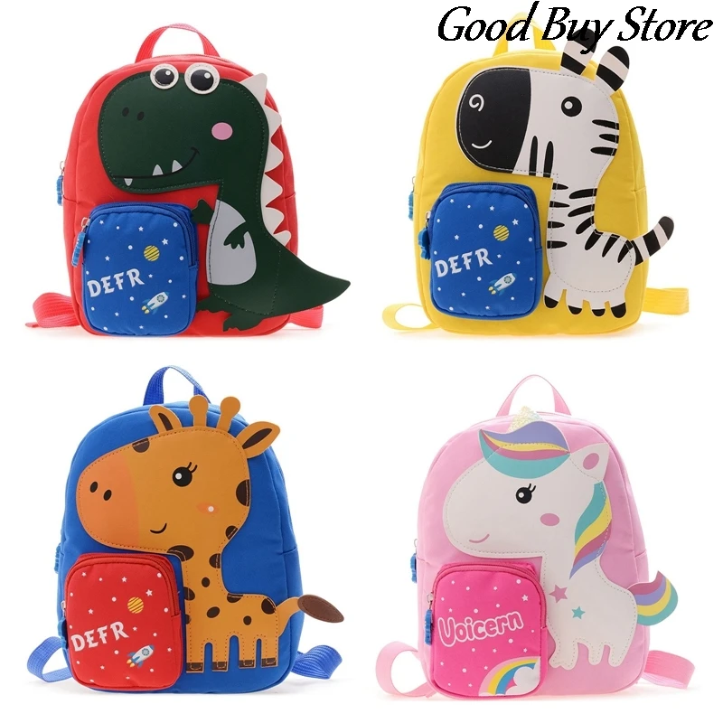 

Cute Animal Backpacks Children Kids Dinosaur Schoolbag 3D Cartoon Mochila Waterproof School Backpack Kindergarten Girls Boys Bag