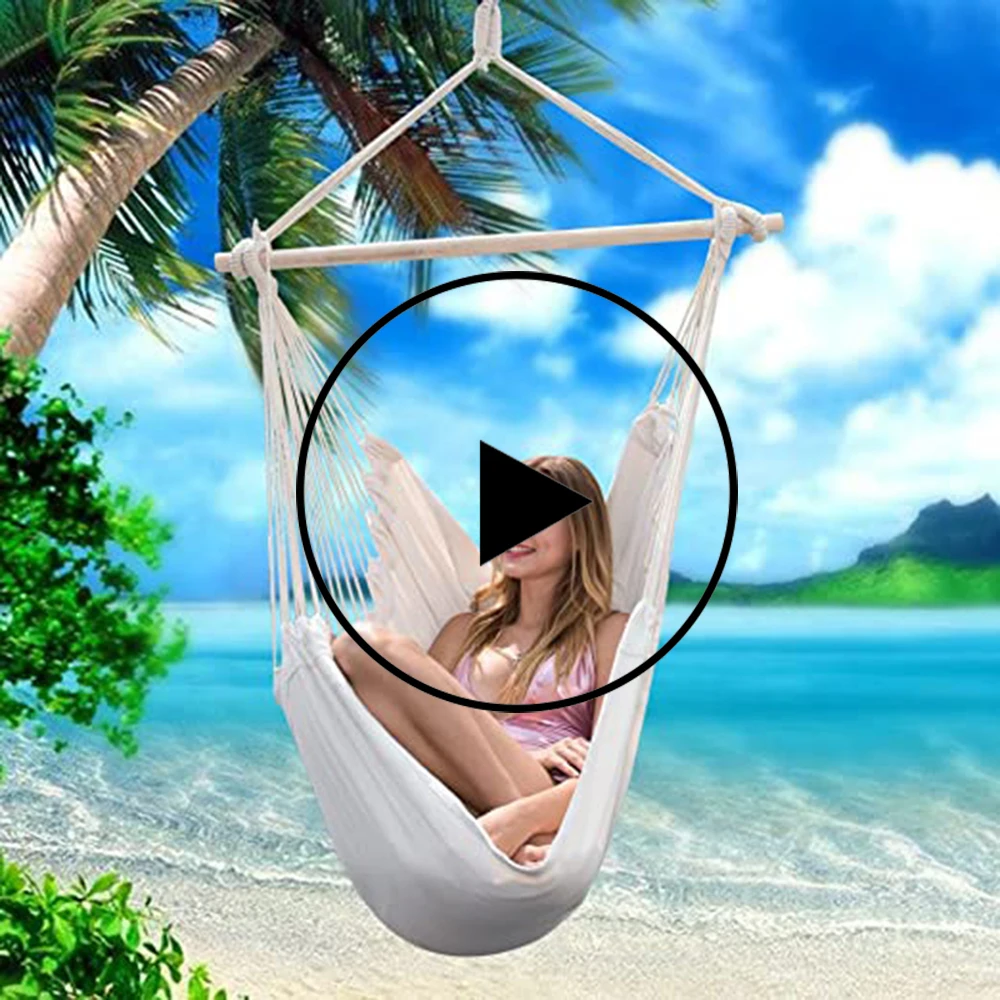 Слинг гамак компьютерный стул крыльцо качели сиденье хлопок переплетение