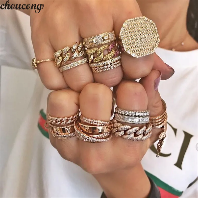 Женское кольцо с крестом choucong вечерние кольца из стерлингового серебра 925 пробы