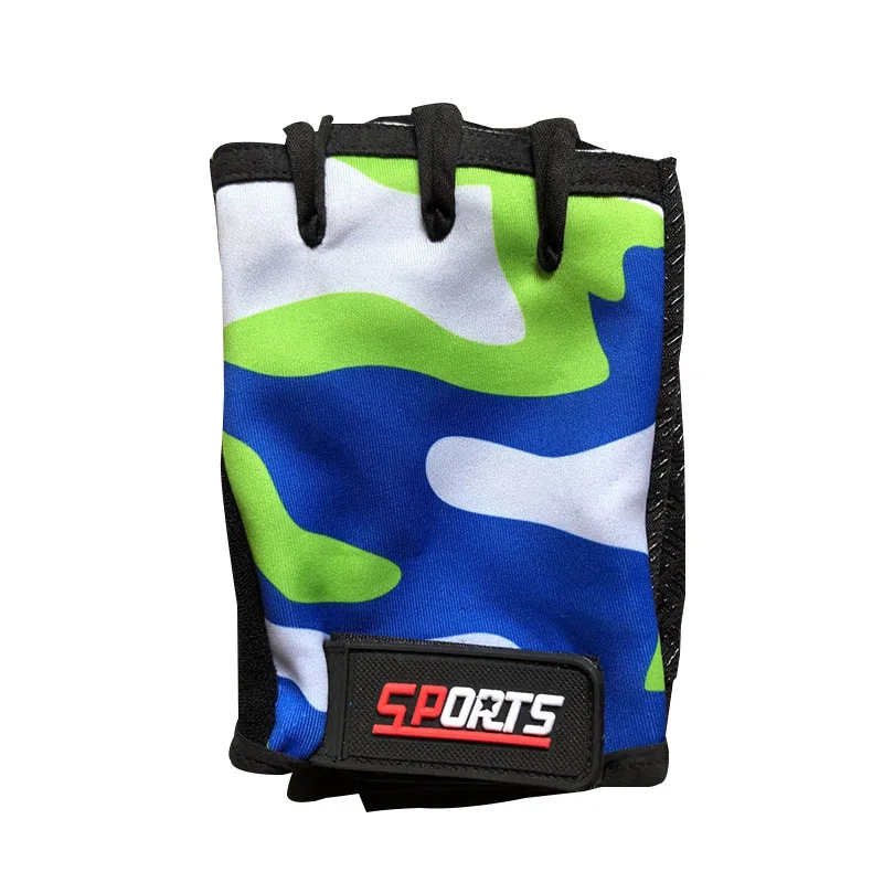 

New children's riding half-finger gloves high-elastic outdoor sports roller skating mountain bike kid gloves