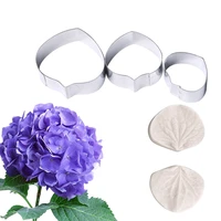 eustoma flower veiner silicone molds polymer clay tool metal cutting mould petal fondant diy cookie cutter cake decorating tools