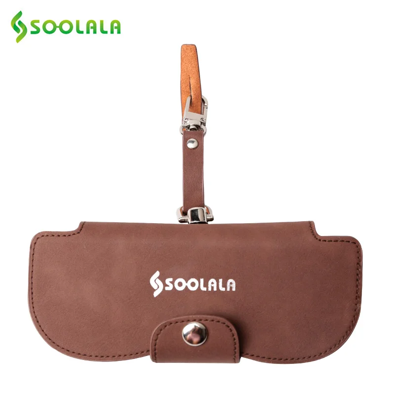 SOOLALA уникальный Чехол для очков из искусственной кожи Многофункциональный с