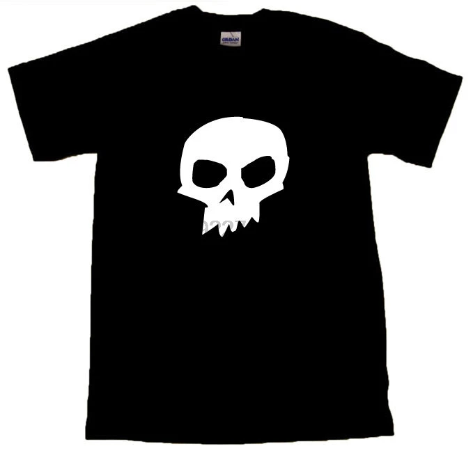 Черная футболка с черепом размеры в ассортименте