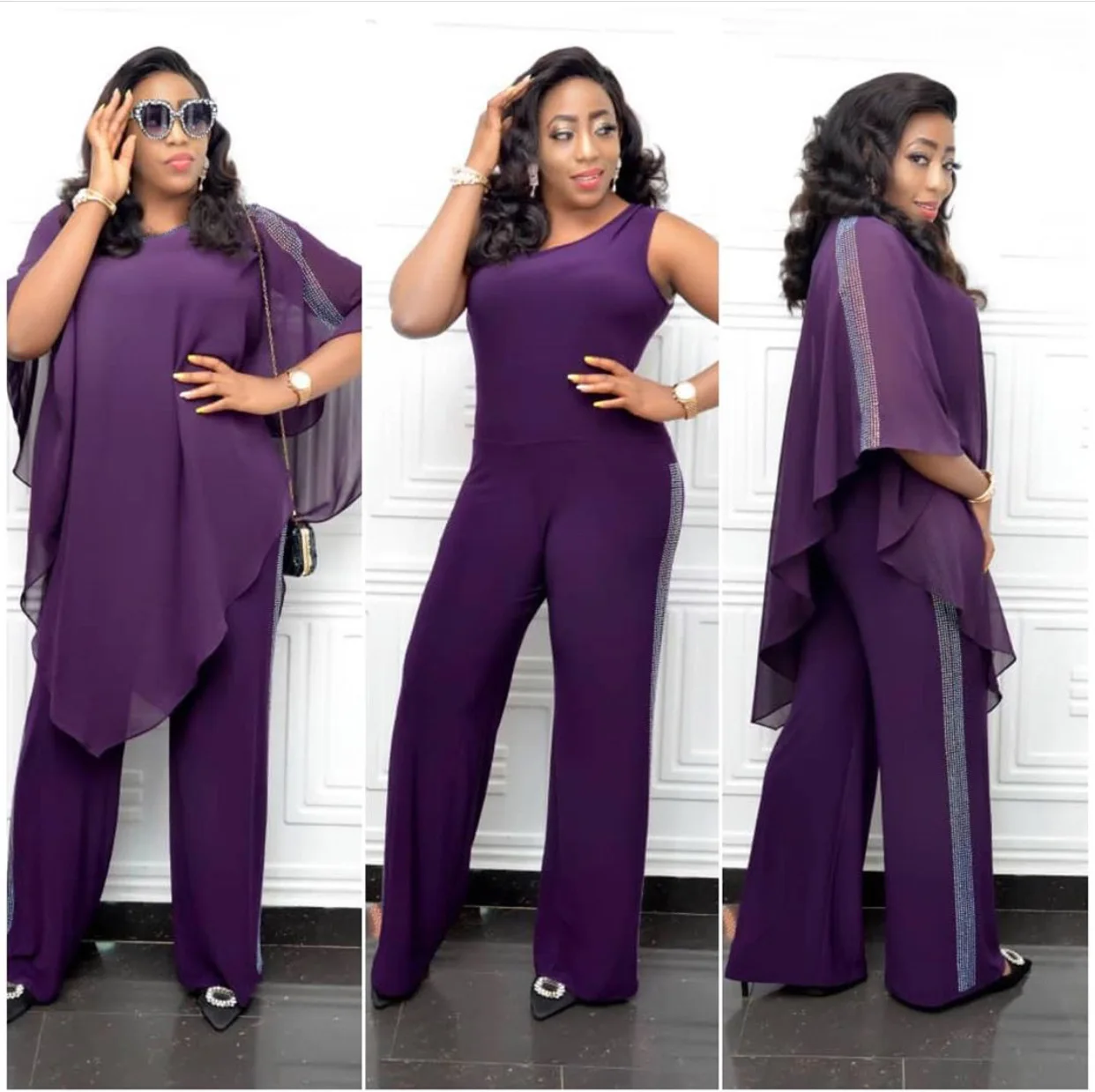 Африканские комплекты для женщин Новые африканские эластичные мешковатые брюки