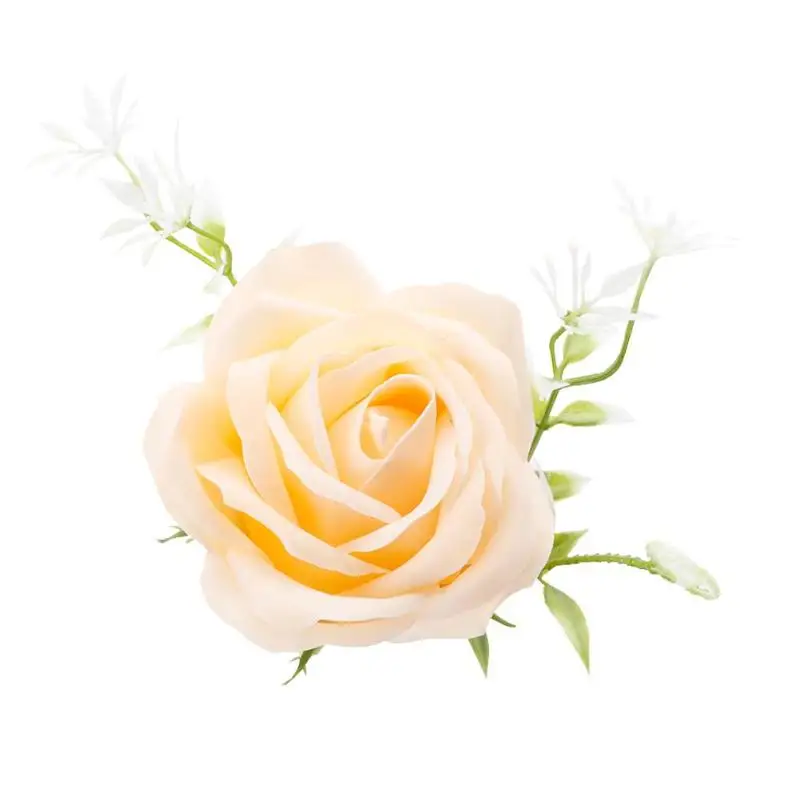 Креативная искусственная ветка с цветами сохраненная одиночная Роза мыло в