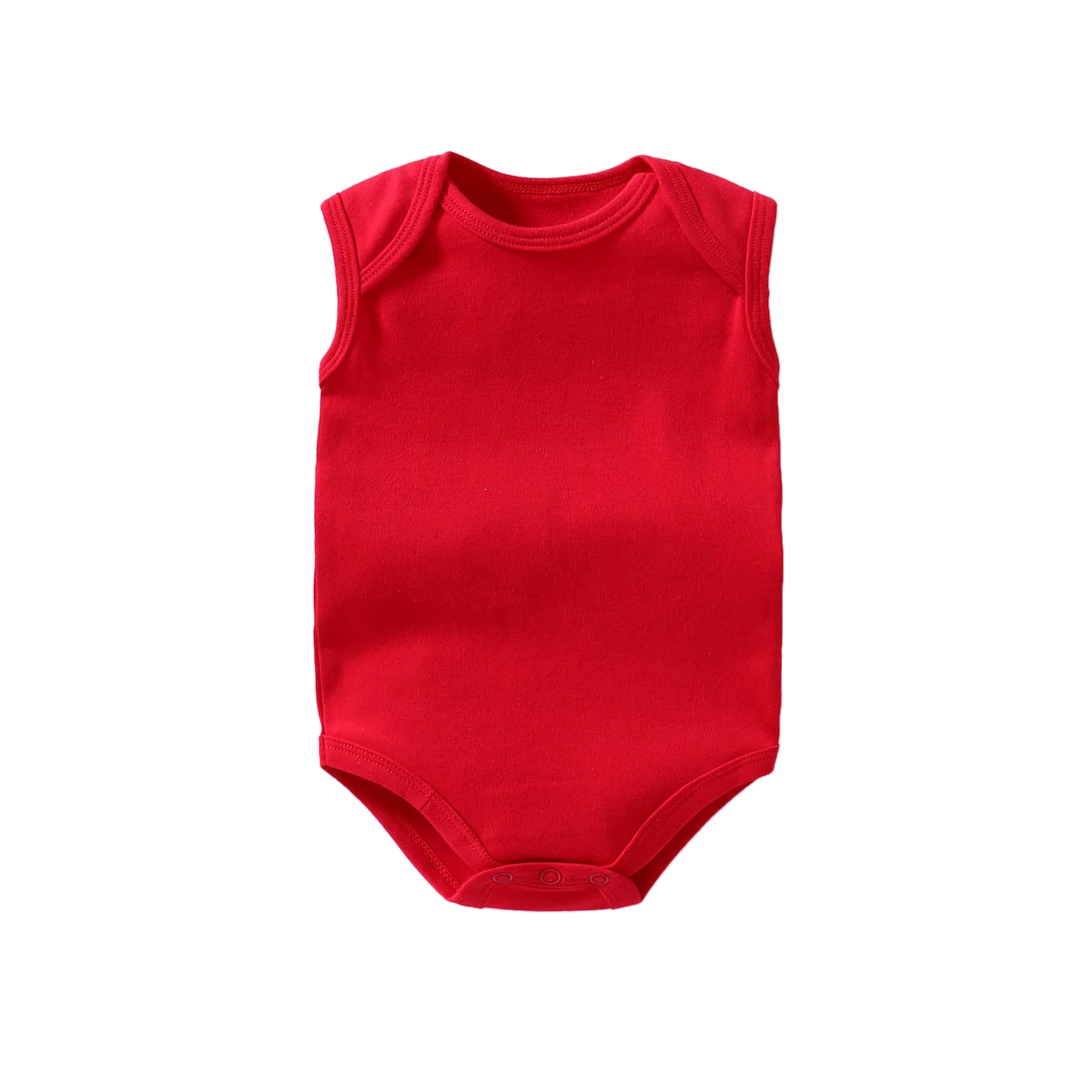 baby rompers Red 3 шт./лот Детские ромперы без рукавов хлопковое боди для новорожденных Одежда для маленьких мальчиков и девочек, Ropa, Bebe, комбинезон для детей от 0 до 3, 6, 9, 12, 18, 24 месяцев - Цвет: baby rompers Red