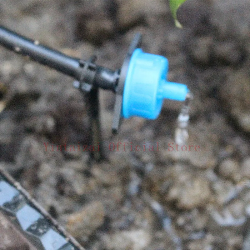 300 шт./упак. 4L/ч 8L/ч Давление компенсации излучатель полива Turbo Стиль он-лайн Воронка-дриппер для полива сада N204