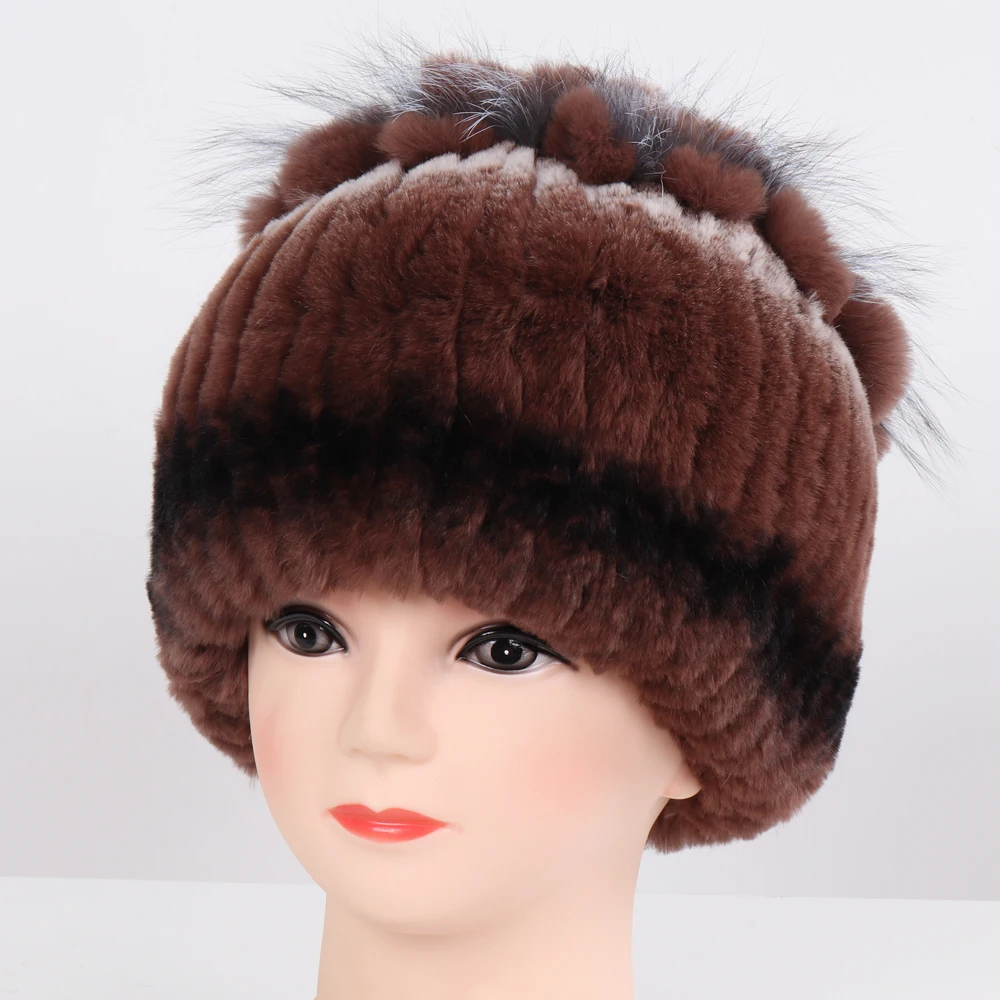 Новое поступление зимние женские Хорошие эластичные Настоящий мех кролика